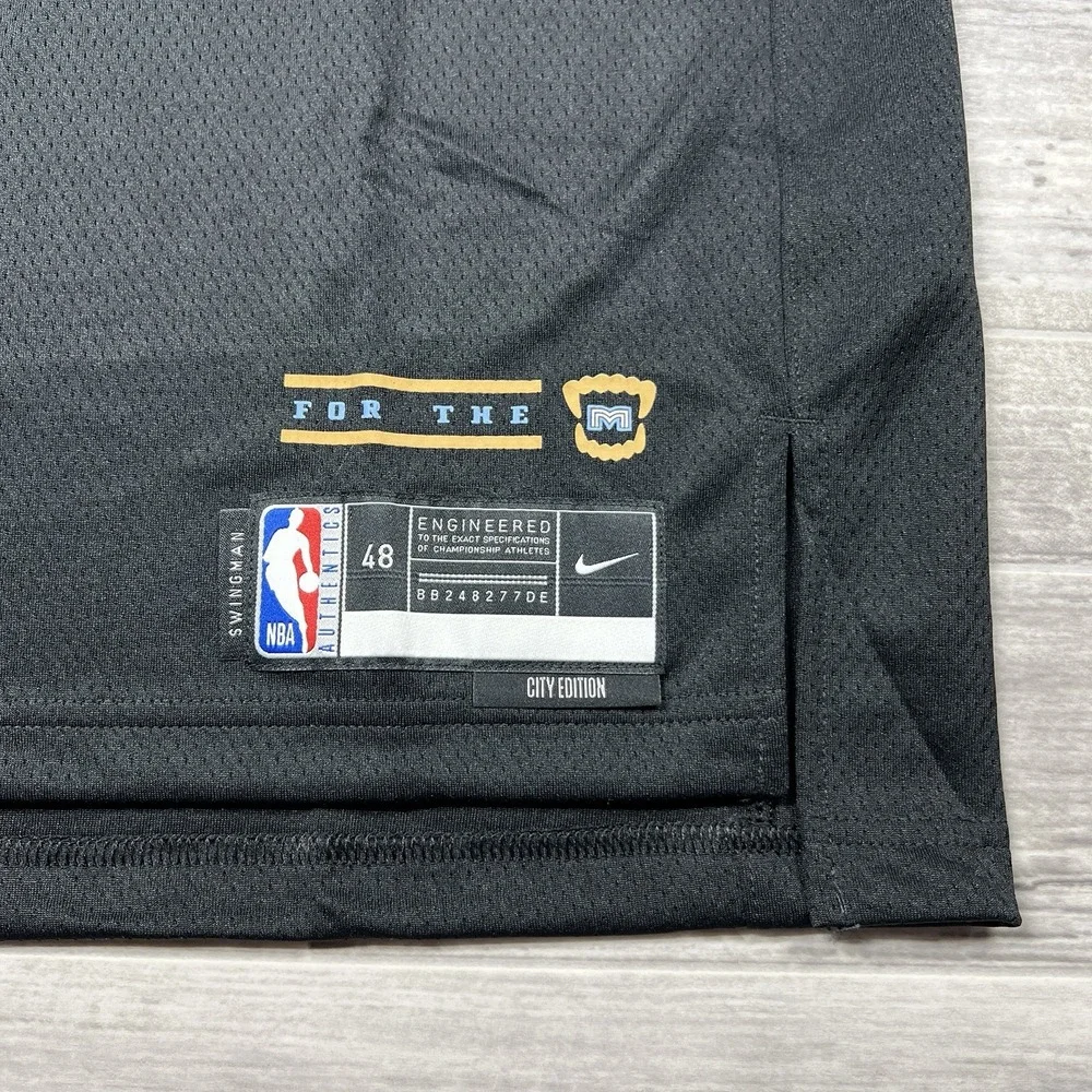 Memphis Grizzlies‎ Nike Dri-FIT City Edition Swingman 48 Large Black Jersey NEW